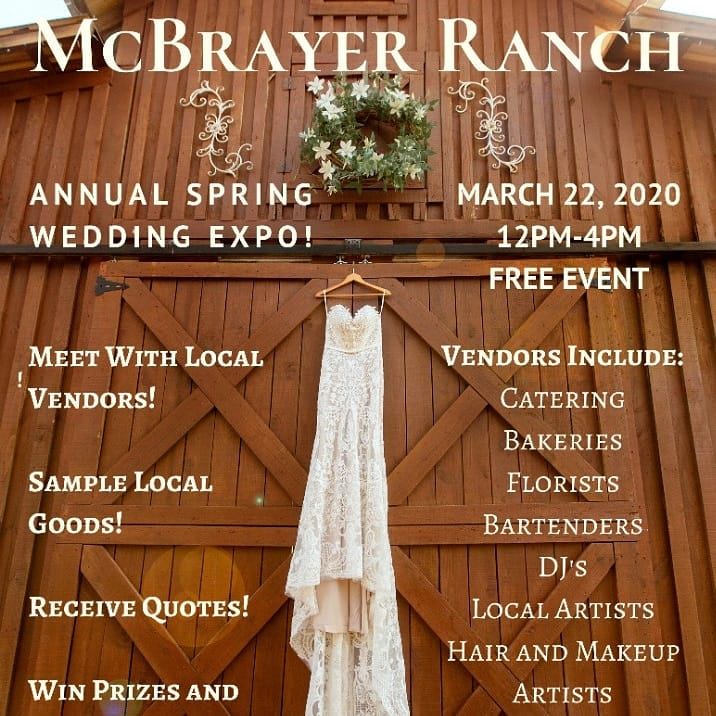 McBrayer Ranch Annual Spring Wedding Expo - 2020