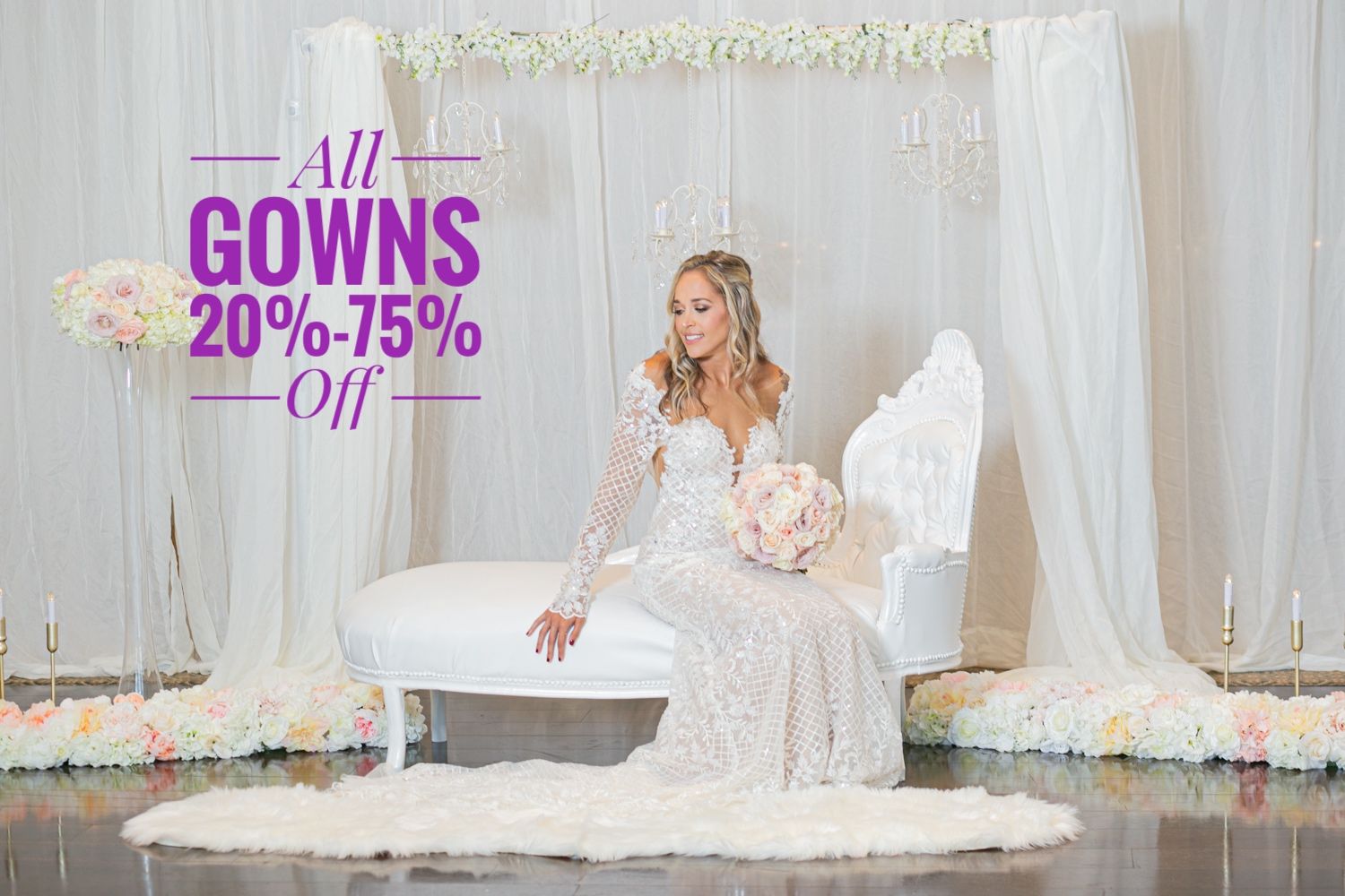 All Wedding Gowns on Sale! Feb 15-20, 2021