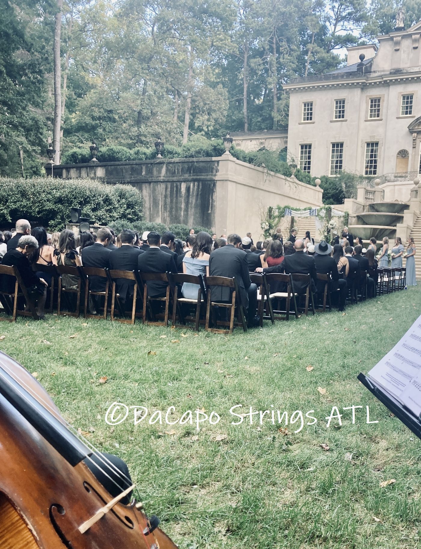 DaCapo Strings helped make the ceremony so perfect and personal