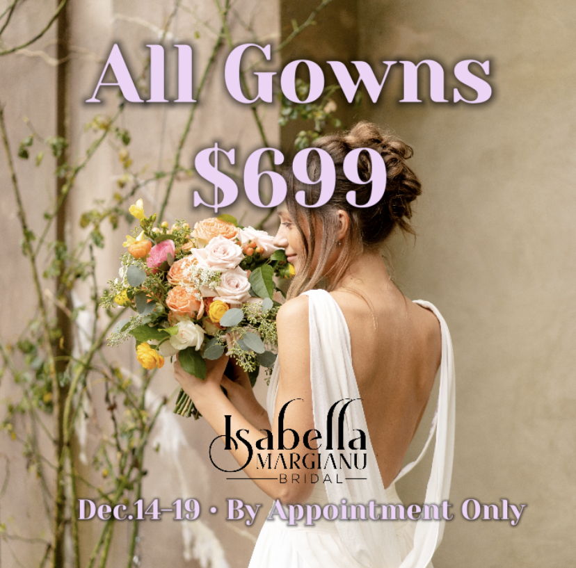 Image for post: Wedding Gown Sale!