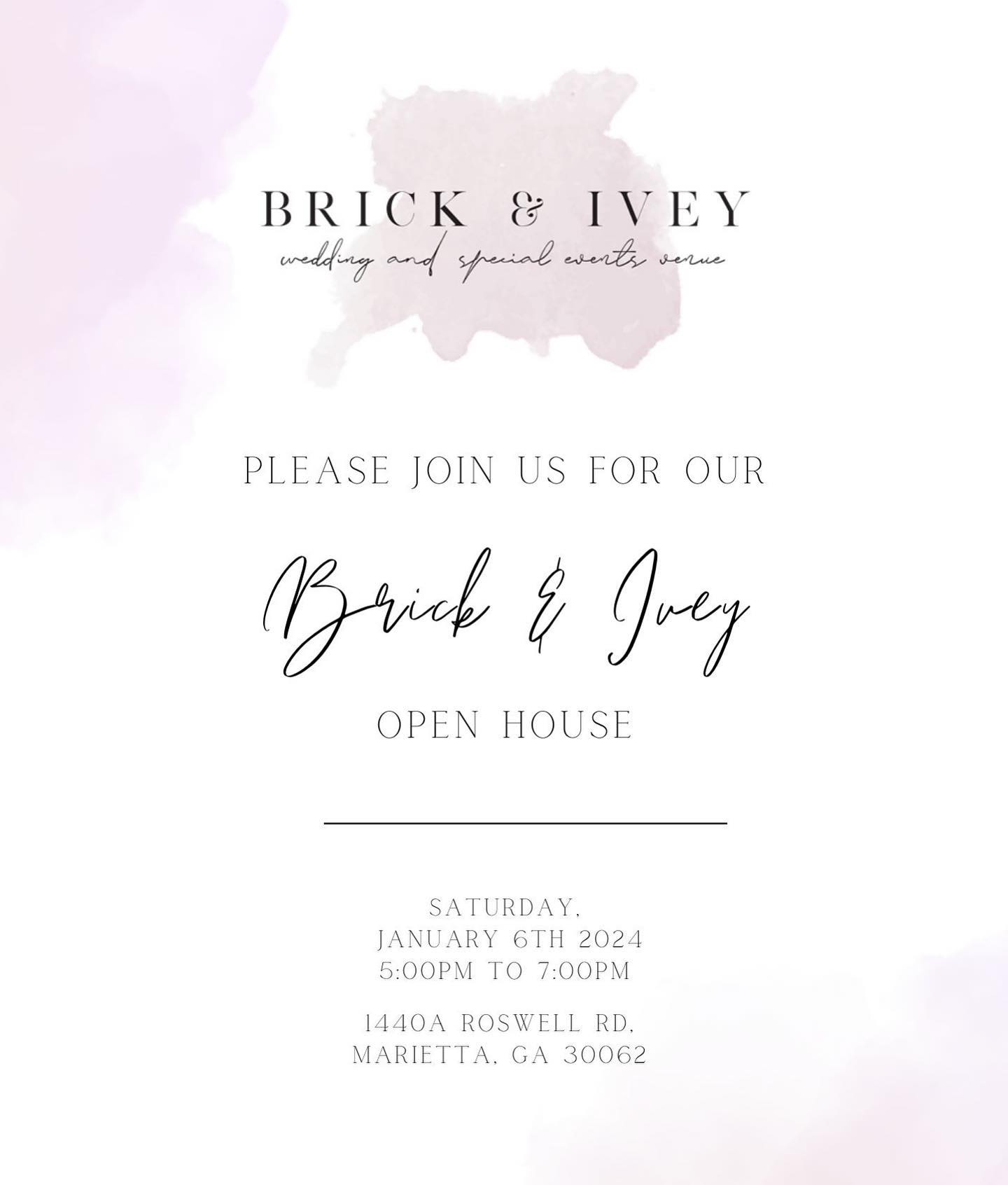 Image for post: Brick & Ivey Open House - January 2024