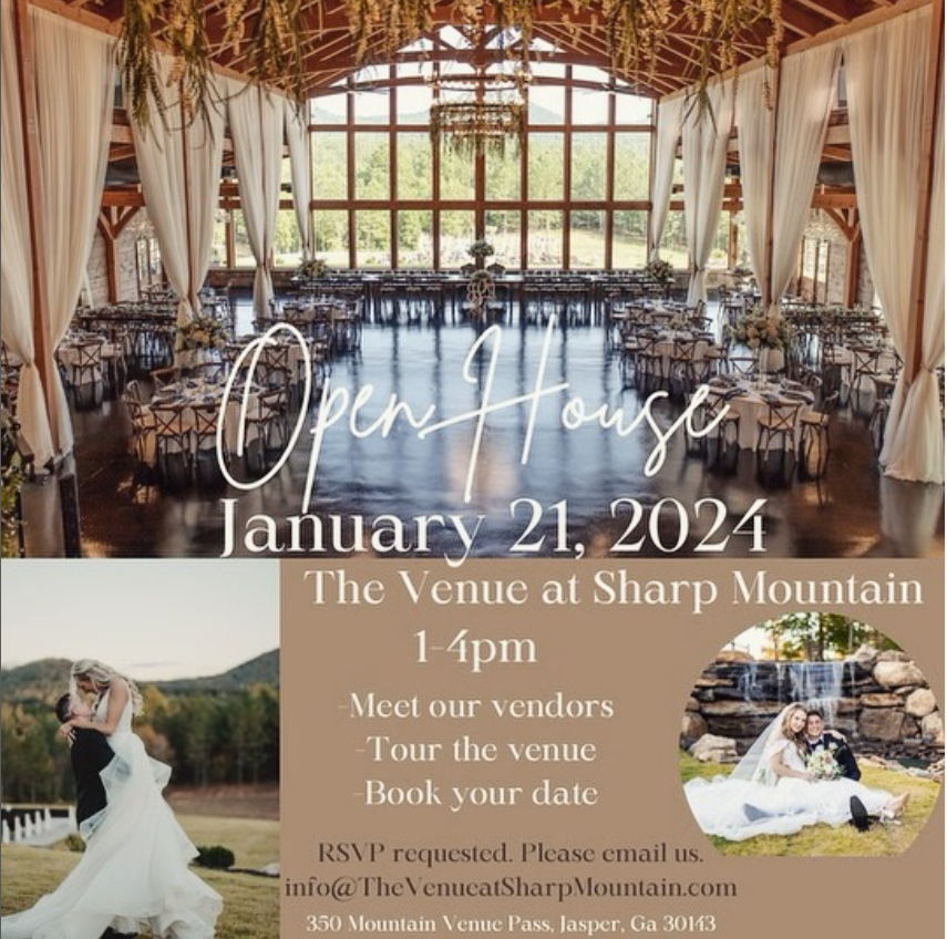 Image for post: The Venue at Sharp Mountain Open House - January 2024