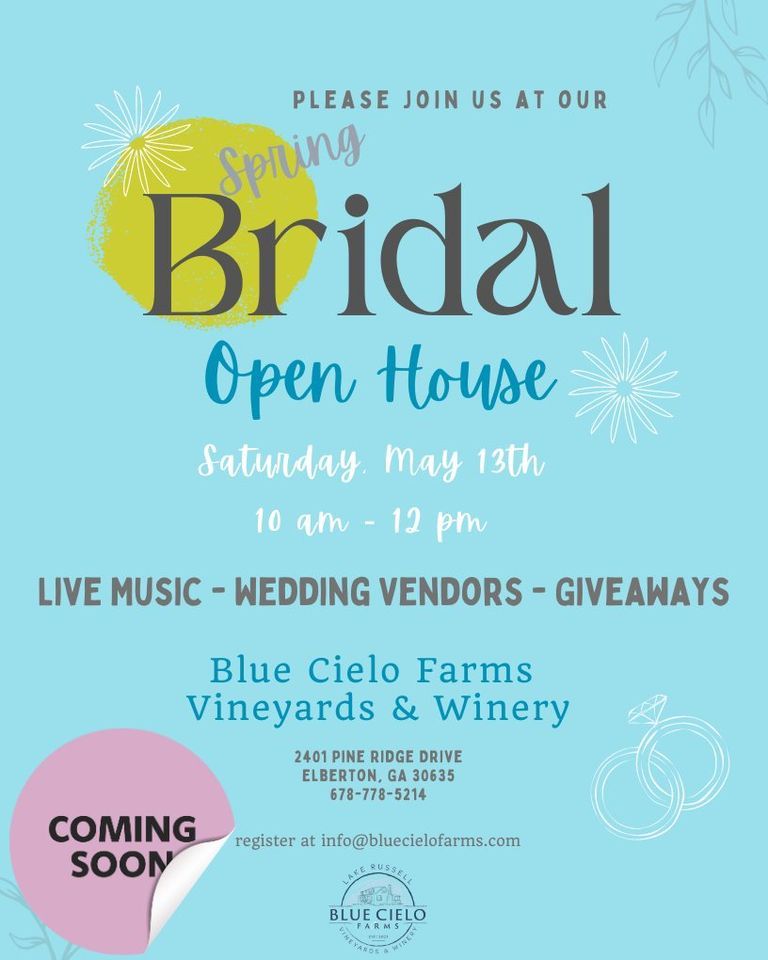 Blue Cielo Farms Spring Bridal Open House 2023