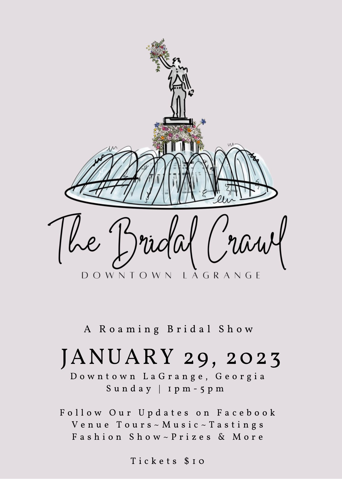 Image for post: Downtown LaGrange Bridal Crawl - January 2023