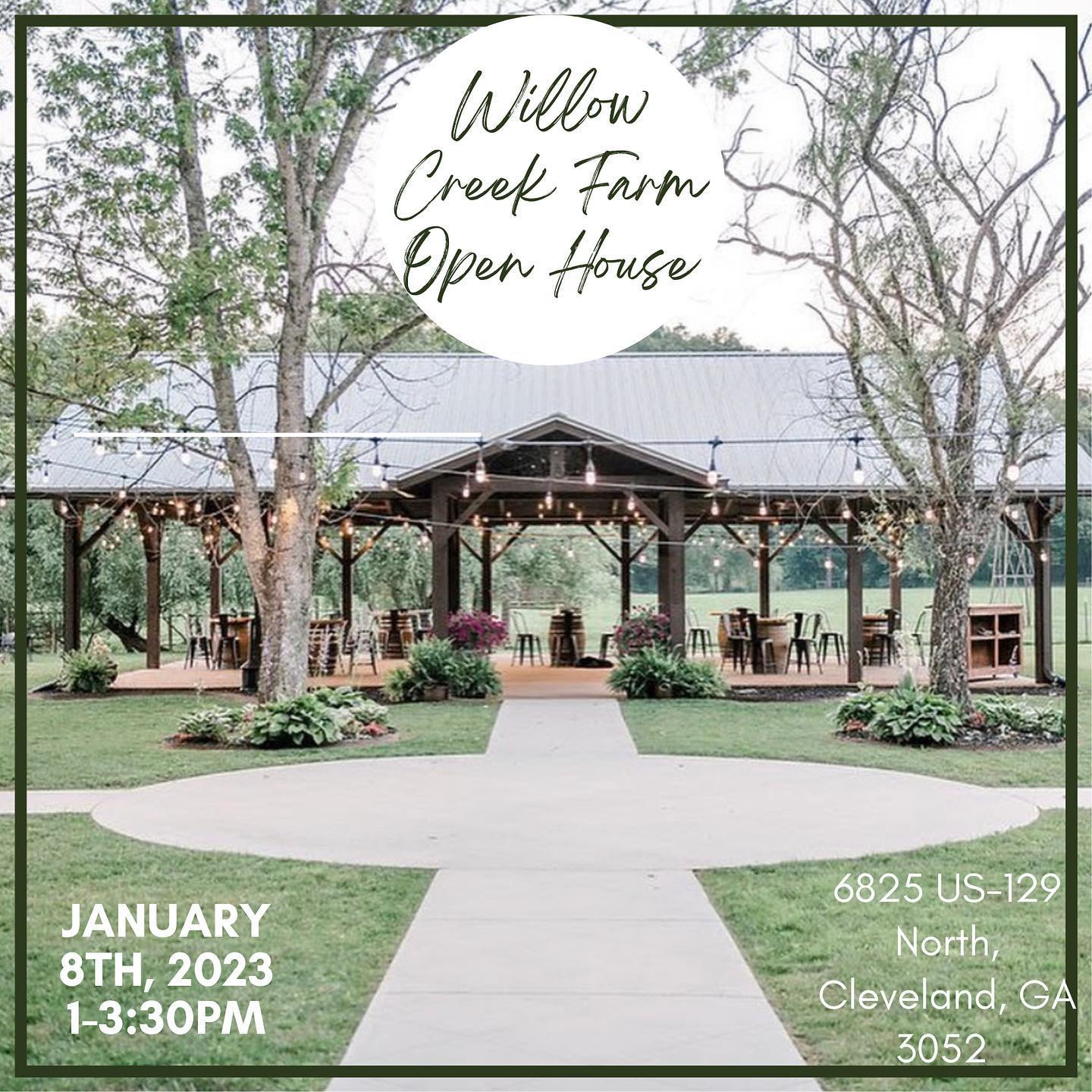 Image for post: Willow Creek Farm Open House - January 2023
